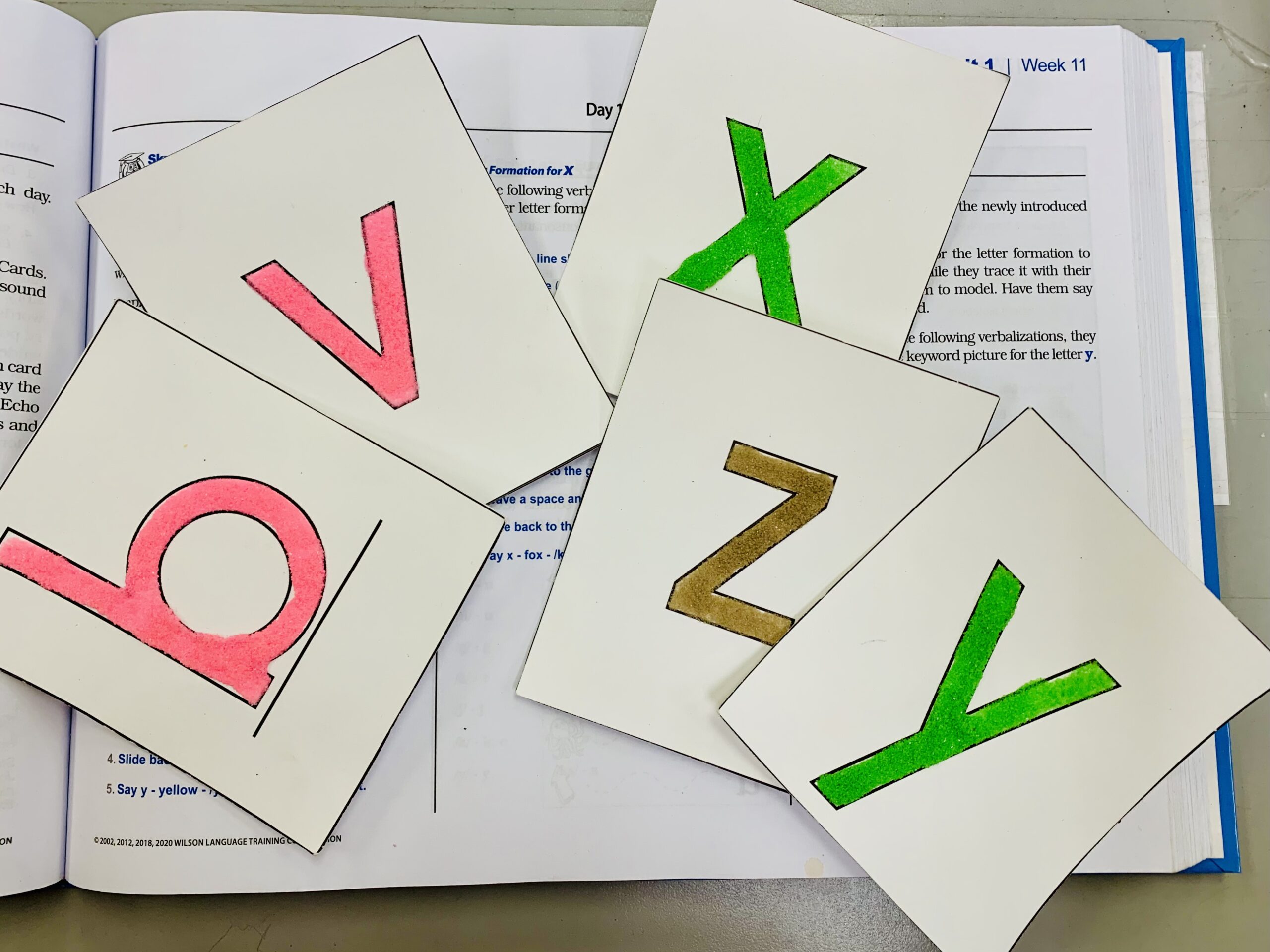 Make Your Own Letter Formation Sand Tray and Letters