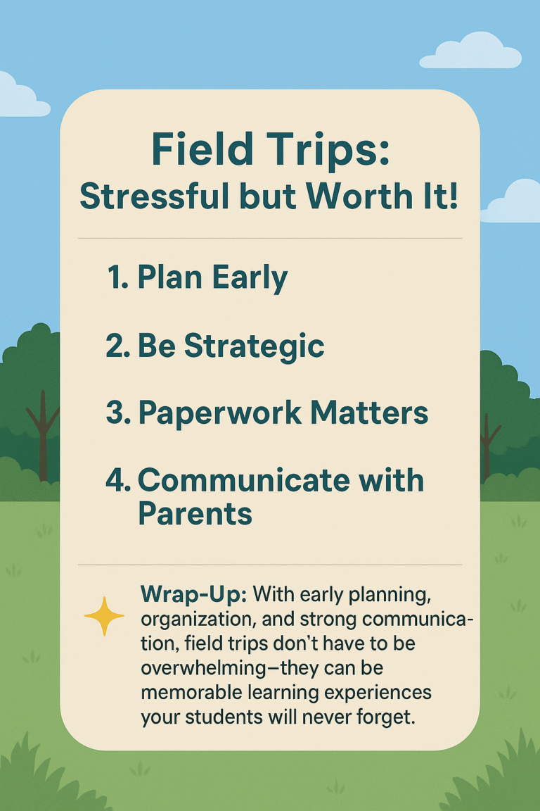 Field Trip Planning and Prep that Leads to Success Part 1