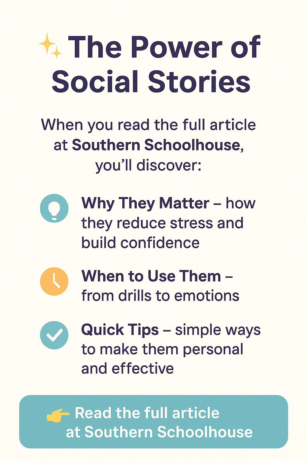 The Power of Social Stories in Supporting Children
