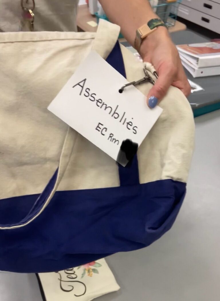 A Ready to Go Sensory Bag for School Assemblies