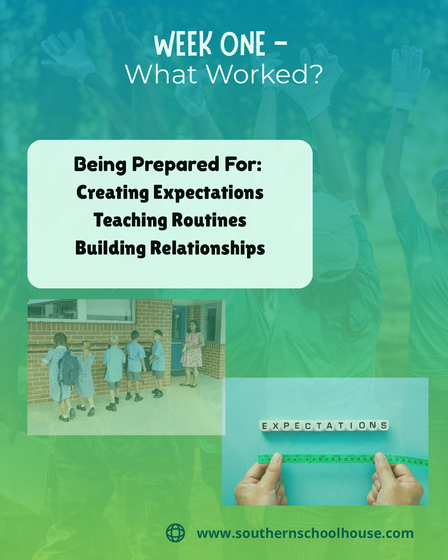 Week One – What Worked? What We Need to Work On!