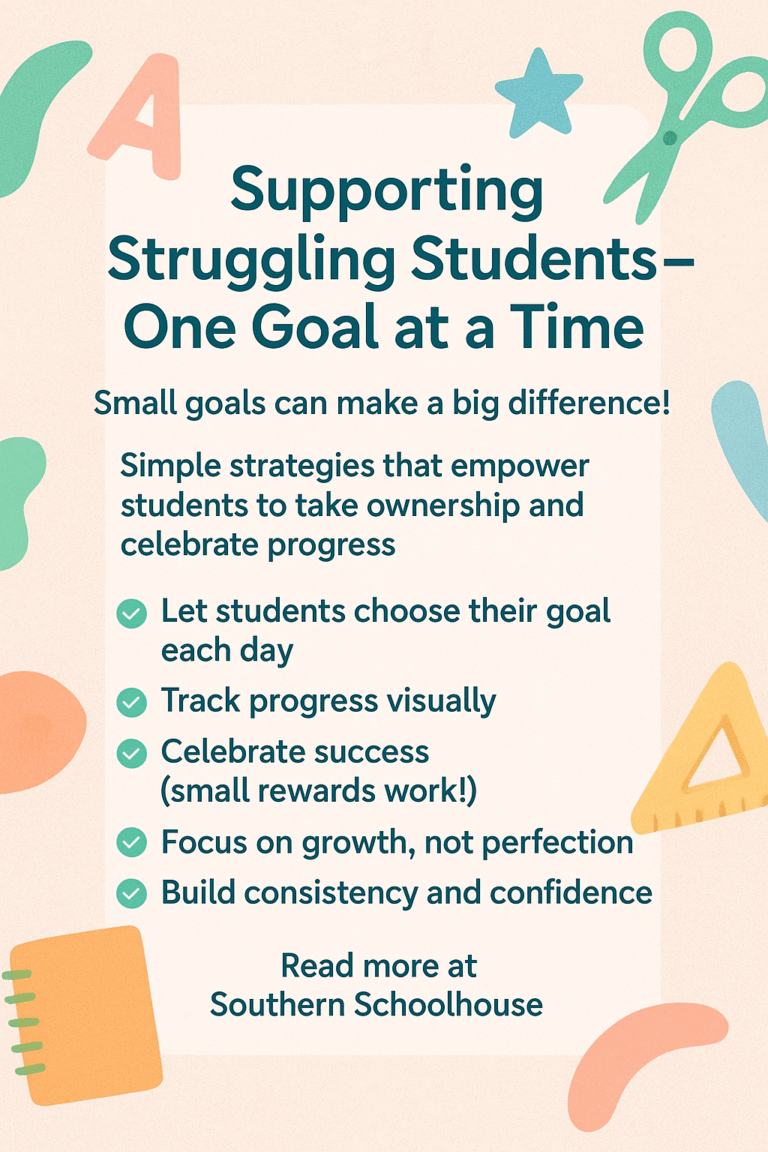 Simple Daily Goals: A Practical Strategy for Struggling Students