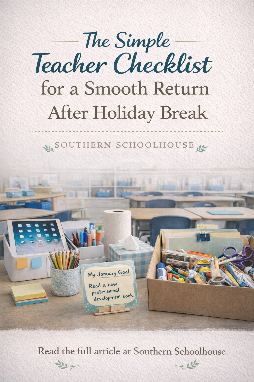 The Simple Teacher Checklist for a Smooth Return After Holiday Break